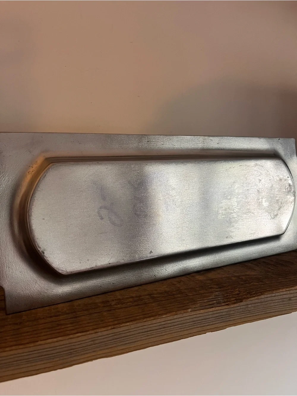 Decorative Pewter Vanity Tray - Beaded Edge
